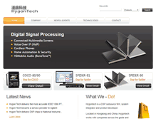 Tablet Screenshot of hygontech.com